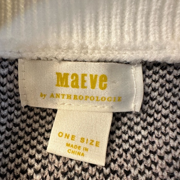 Anthropologie - Crop Printed Knit Shrug Sweater Floral OS Maeve NWOT - Picture 9 of 9